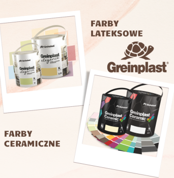 Farby lateksowe i ceramiczne GREINPLAST